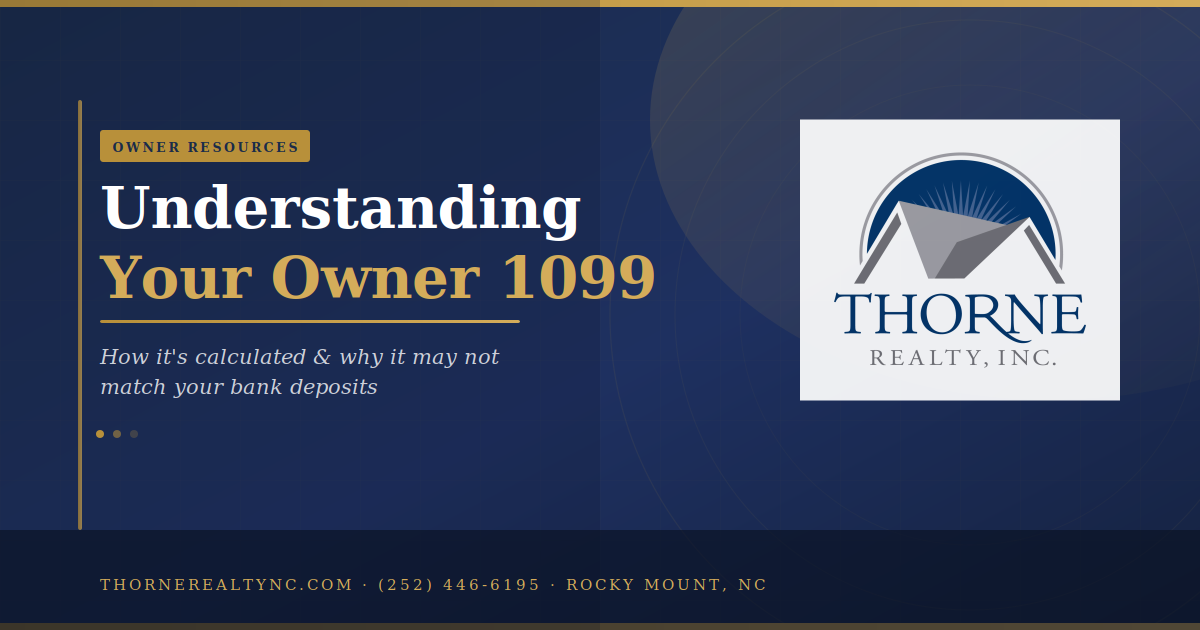 Understanding Your Owner 1099: How It’s Calculated (And Why It May Not Match Your Bank Deposits)